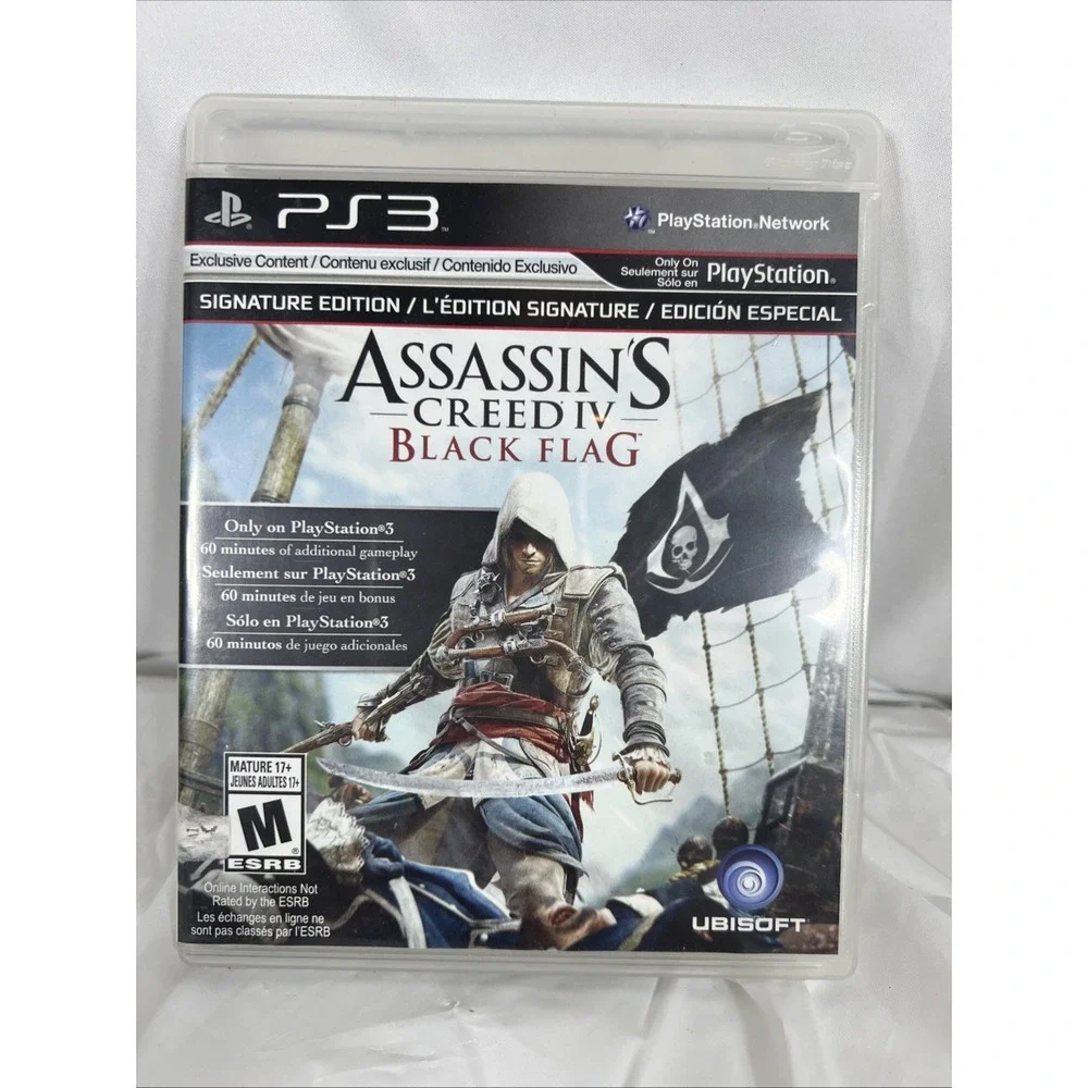 Assassin's Creed‎ IV Black Flag Sony PlayStation 3 PS3 Complete Pre-owned